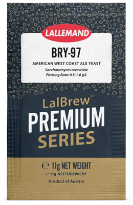 Lallemand LalBrew BRY-97 - American West Coast Ale Yeast 11 g