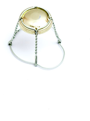 Koszyk druciany srebrny z galwanizowaną osłonką 29x38 - 20 szt.