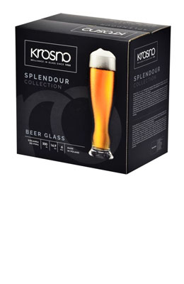 Szkło degustacyjne - szklanka do piwa pszenicznego  typ II - Krosno - 6 szt.