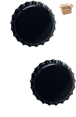 Kapsle czarne DUŻE 29 mm absorbujące tlen KARTON