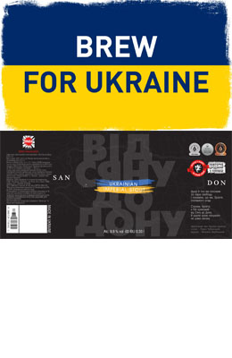 Brew For Ukraine - Vid Syanu do Donu - Ukrainian Imperial Stout 22,5º BLG