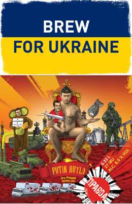 Brew For Ukraine - Putin Huilo - Dry Hopped Golden Ale 17,5º BLG
