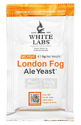 White Labs WLP066 Dry London Fog Ale Yeast 11 g