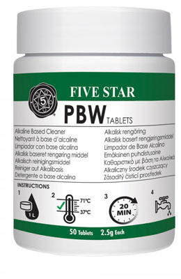 PBW Five Star - w tabletkach - 50 x 2,5 g