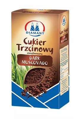 Cukier trzcinowy brązowy Dark Muscovado 500 g